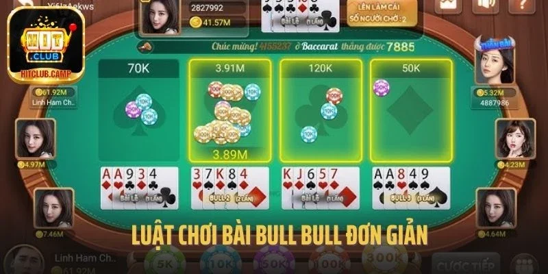 Luật chơi bài Bull Bull đơn giản